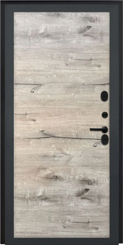 Входная дверь ДвериПРО Берген Без фрезеровки Дуб пацифик горизонт DPRO226473 внутренняя сторона